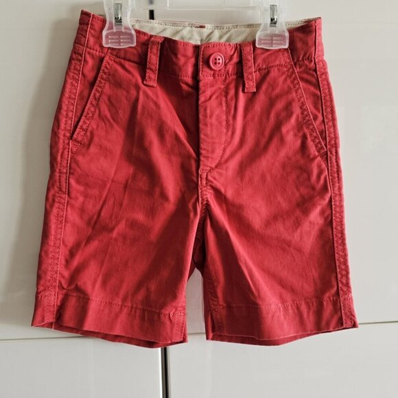Gap Kids Lived-in Khaki Shorts with Stretch Fixed Waist - Picture 2 of 7